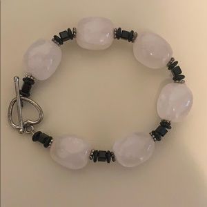 Rose quartz bracelet